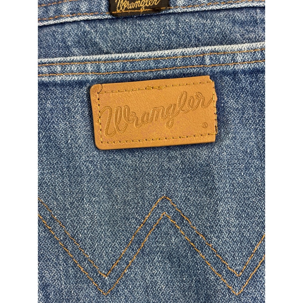 Vintage Wrangler 13MWZ Cowboy Cut Jeans Mens 40x30 Blue Denim Made in USA 90s